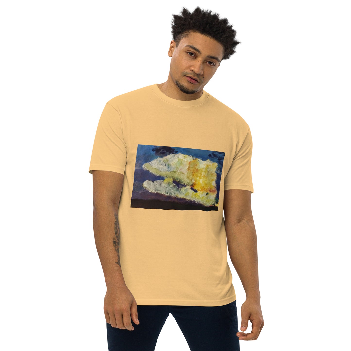 Fluffy Men’s premium heavyweight tee