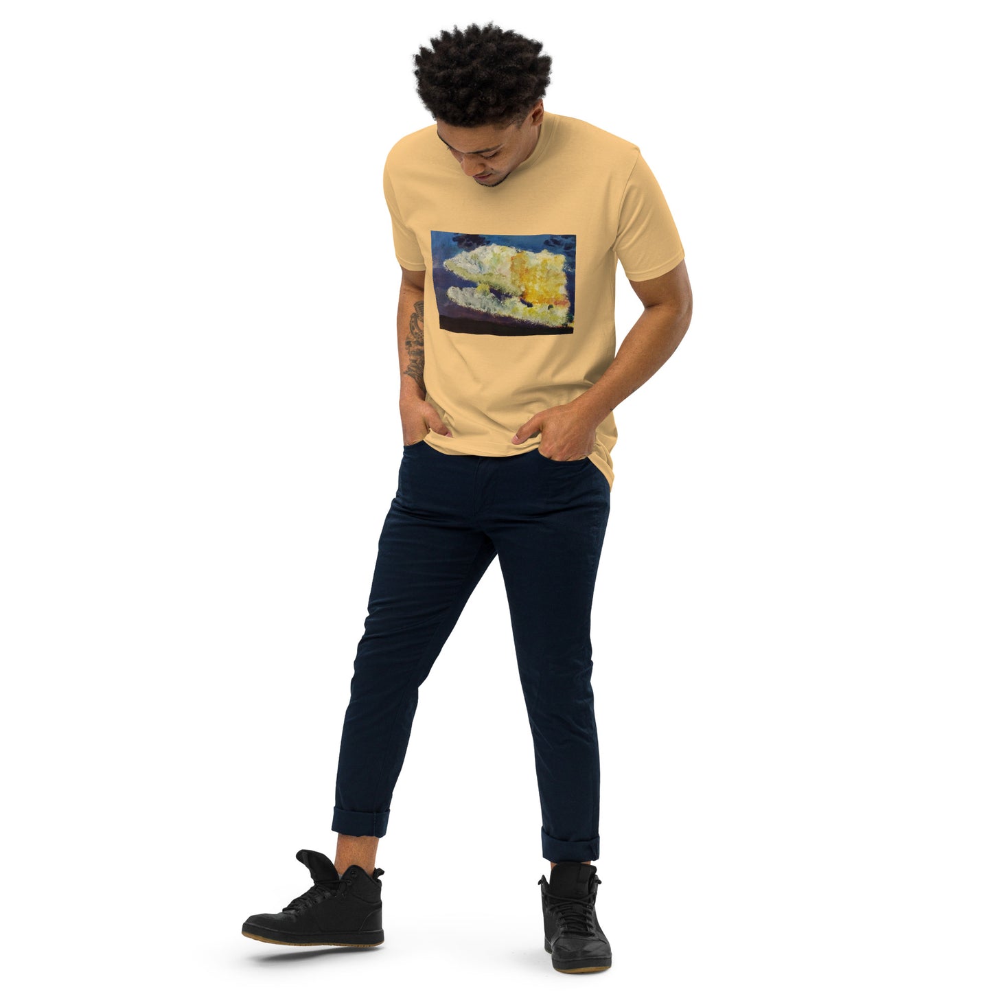 Fluffy Men’s premium heavyweight tee