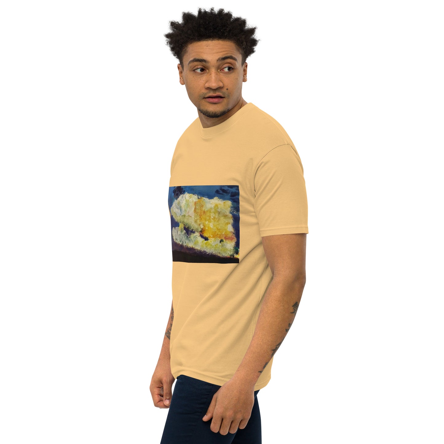Fluffy Men’s premium heavyweight tee