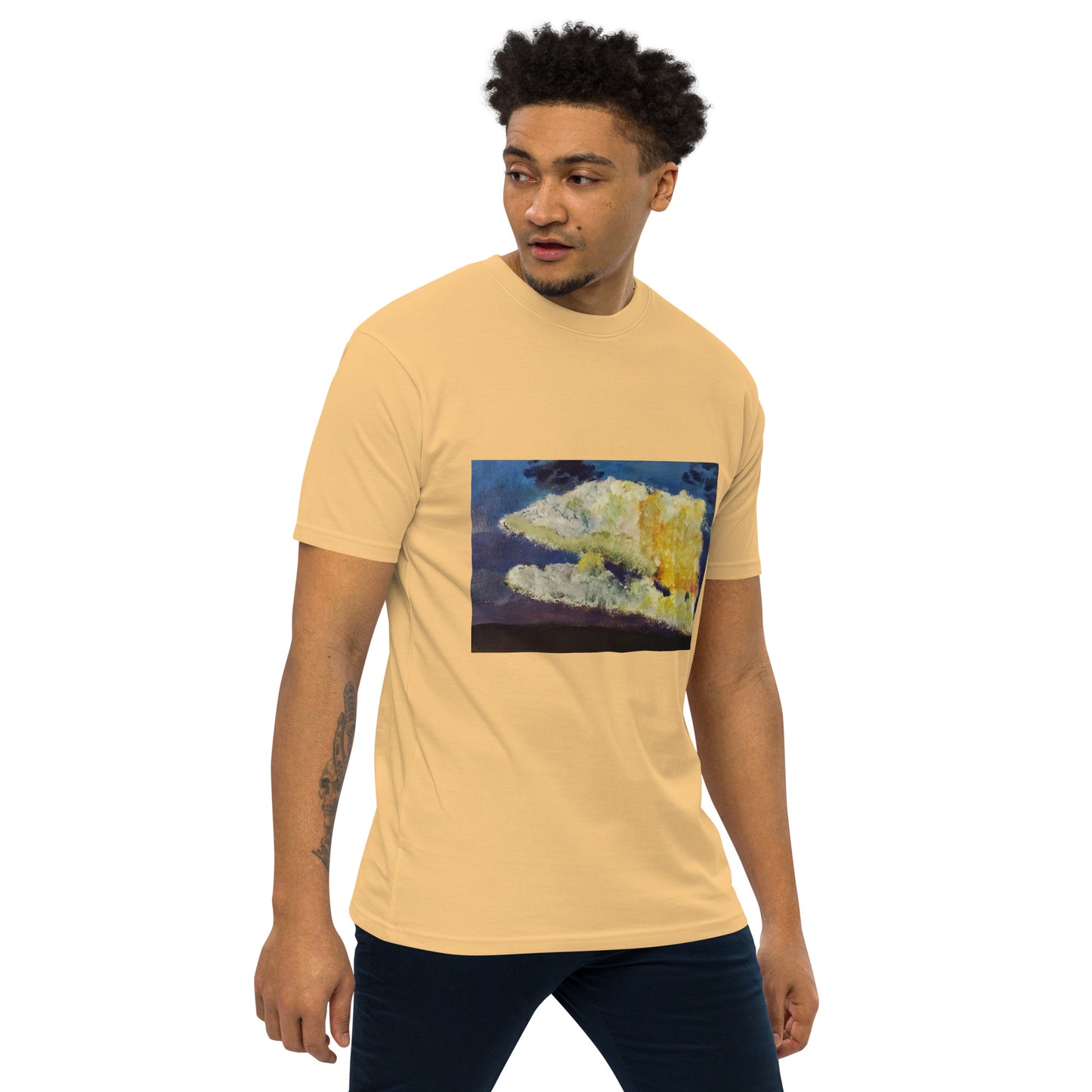 Fluffy Men’s premium heavyweight tee